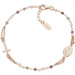 Bracciale Rosario Amen in argento con cristalli donna BRO10RARTO3 Immagine del Bracciale Rosario Amen in argento con cristalli donna BRO10RARTO3