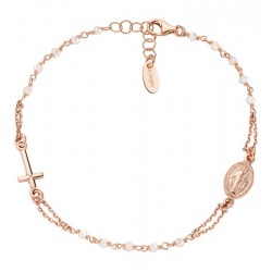 Buy Amen Silver Rosary Bracelet with crystals for ladies BRO10RBI3