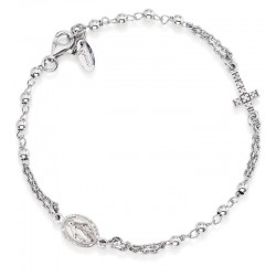 Buy Amen Silver Rosary Bracelet with zircons BROBZ3