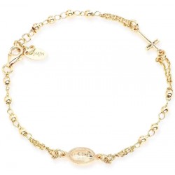 Image of the Amen Silver Rosary Bracelet BROG3
