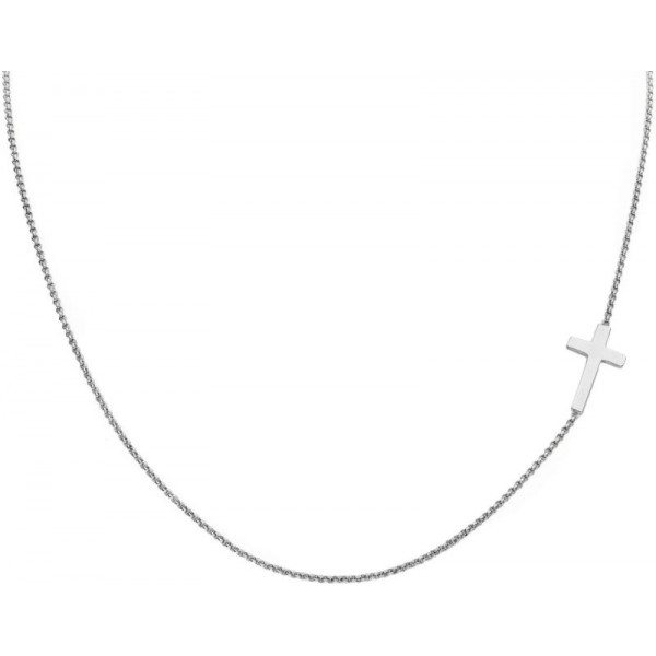 Image of the Amen Silver Cross Necklace CLCB3