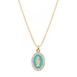 Amen Miraculous Medal Necklace for women CLMISMGPE