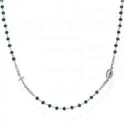 Collana Amen Rosari in argento con cristalli CROBVB3