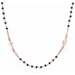 Collana Amen Rosari in argento con cristalli CRORNZ3