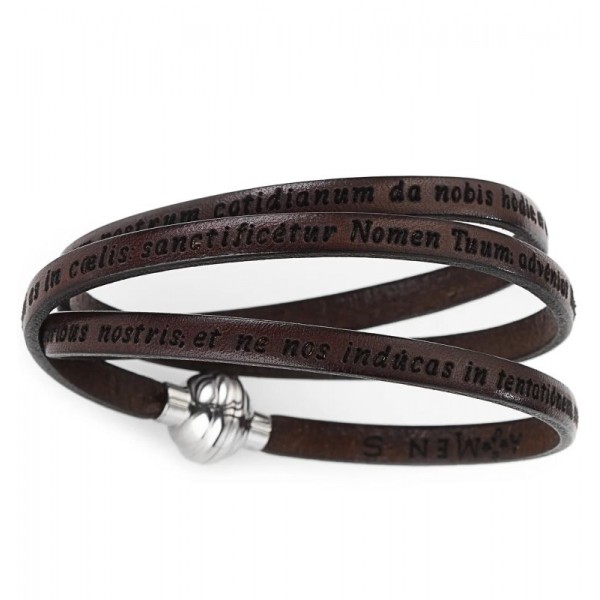 Image of the Amen Lords Prayer Bracelet in latin PNLA05