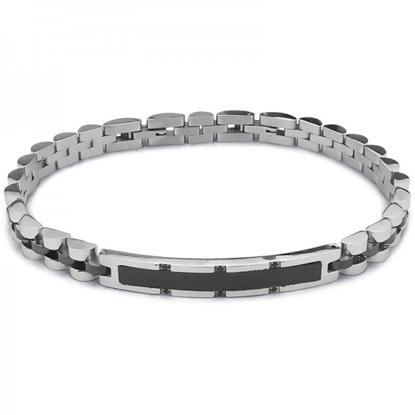 Bracelet homme Boccadamo Man ABR658N Image du Bracelet homme Boccadamo Man ABR658N