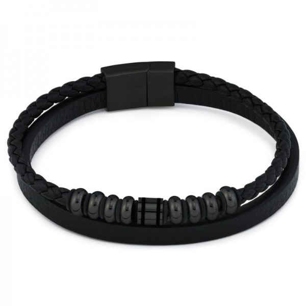 Bracelet homme Boccadamo Man ABR712N Image du Bracelet homme Boccadamo Man ABR712N
