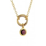 Image of the Boccadamo Womens Necklace - Magic Circle - XGR706D