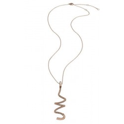 Collar Breil Mujer New Snake Steel TJ2873
