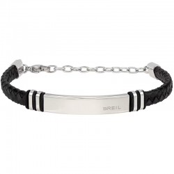 Buy Breil Mens Bracelet Leather Twine TJ3357
