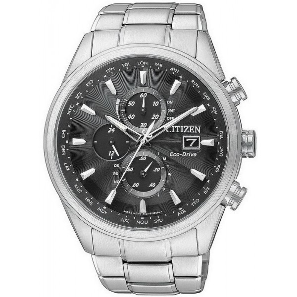 Montre pour Homme Citizen Chrono Eco-Drive Radio Pilotèe AT8011-55E Acheter Montre pour Homme Citizen Chrono Eco-Drive Radio Pilotèe AT8011-55E