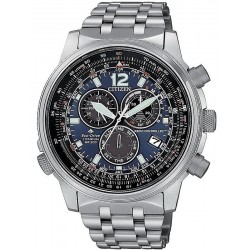 Citizen Men's Watch Radio Controlled Chrono Pilot Super Titanium CB5850-80L