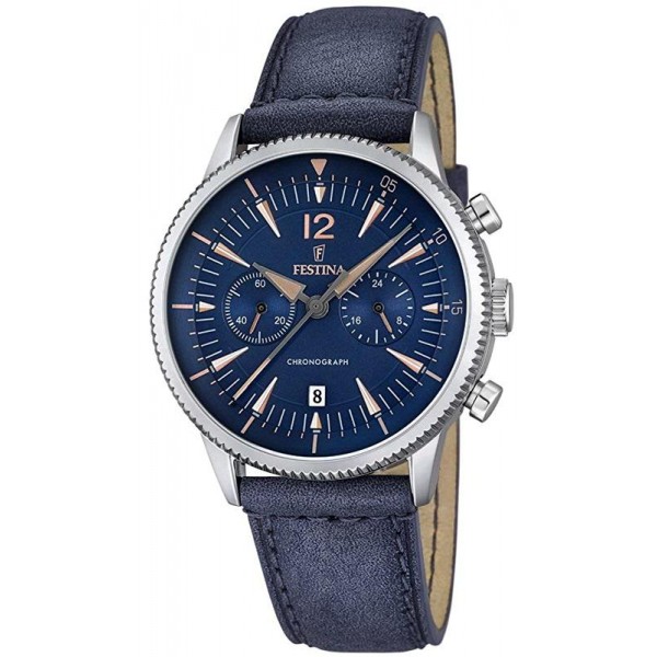 Festina Men's Watch Retro F16870/2 Quartz Chronograph Buy Festina Men's Watch Retro F16870/2 Quartz Chronograph
