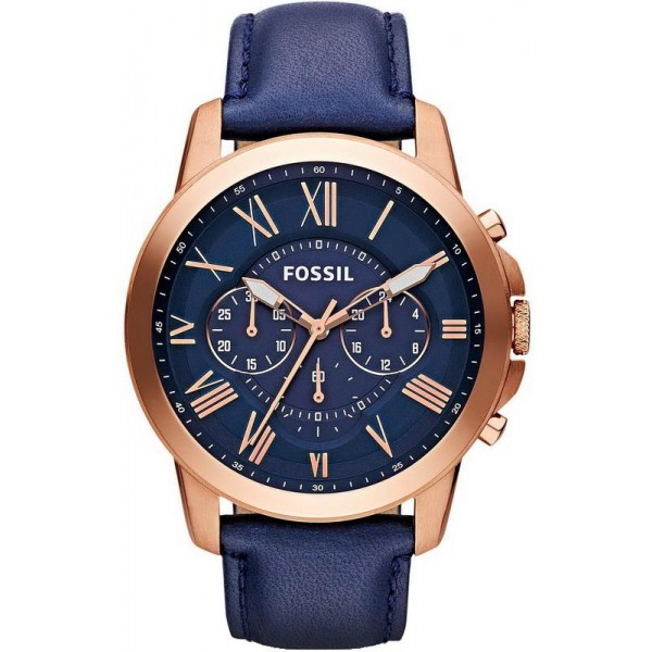 Buy Fossil Men's Watch Grant Quartz Chronograph FS4835IE