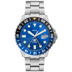 Fossil Blue GMT - Herrenuhr aus Stahl - FS5991