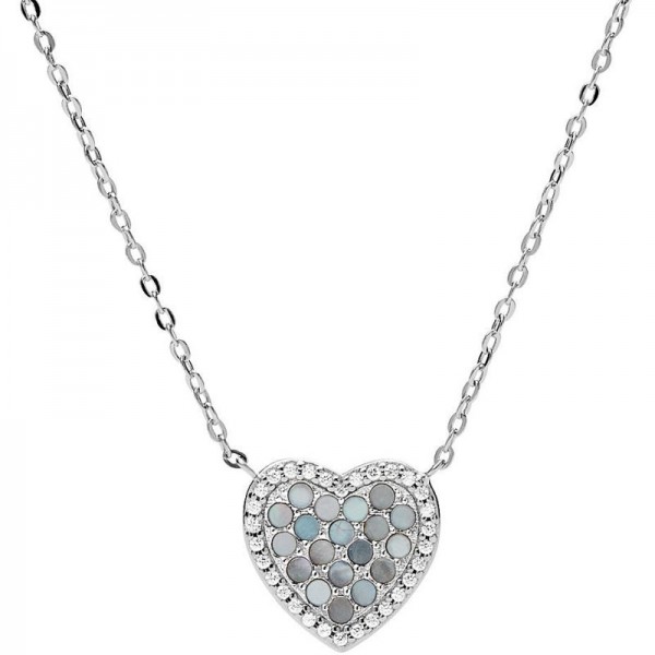 Buy Fossil Womens Necklace Sterling Silver JFS00570040