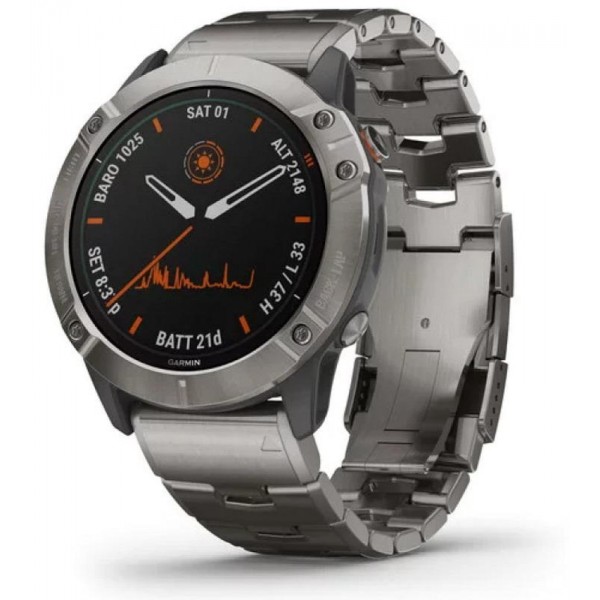 Garmin Herrenuhr Fēnix 6X Pro Solar Titanium 010-02157-24 Garmin Herrenuhr Fēnix 6X Pro Solar Titanium 010-02157-24 kaufen