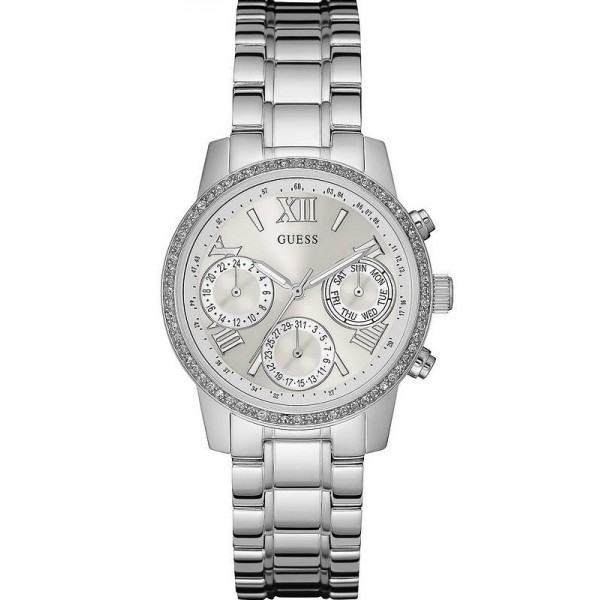 Kaufen Sie Guess Damenuhr Mini Sunrise W0623L1 Chrono Look Multifunktions