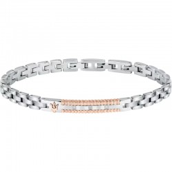 Bild des Maserati Diamonds Herrenarmband JM423ATY18