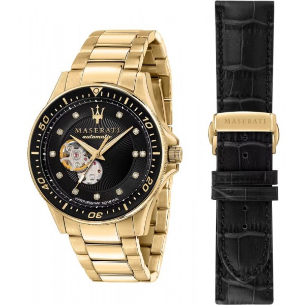 Maserati Mens Watch Sfida Diamonds Automatic R8823140003 Buy Maserati Mens Watch Sfida Diamonds Automatic R8823140003
