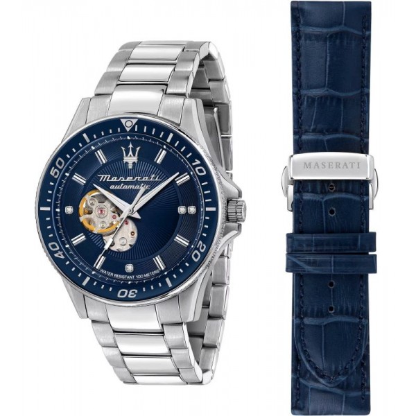 Acheter Montre Homme Maserati Sfida Diamonds Automatique R8823140007