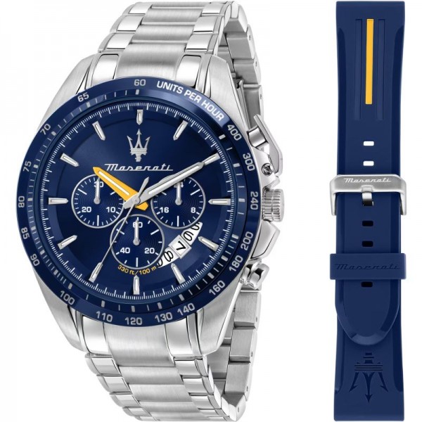 Maserati Traguardo Modena Edition Chronograph Mens Watch R8871612039 Image of the Maserati Traguardo Modena Edition Chronograph Mens Watch R8871612039