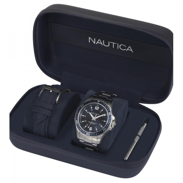 Nautica Herrenuhr Freeboard Box Set NAPFRB013 Kaufen Sie Nautica Herrenuhr Freeboard Box Set NAPFRB013