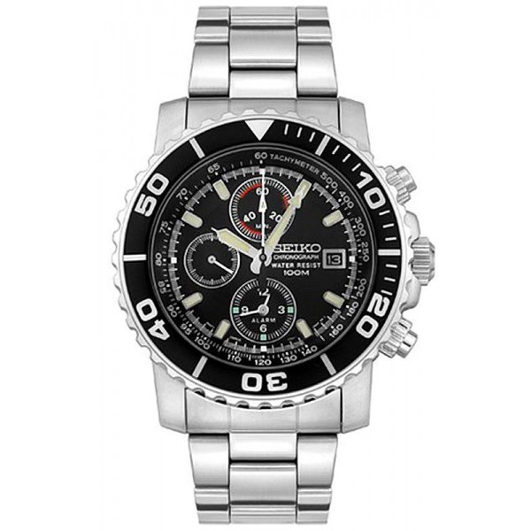 Acheter Montre Seiko Homme Alarm Chronograph Quartz SNA225P1