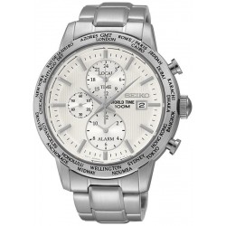 Acheter Montre Seiko Homme SPL047P1 World Time Chronographe Alarm Quartz