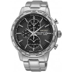 Acheter Montre Seiko Homme SPL049P1 World Time Chronographe Alarm Quartz