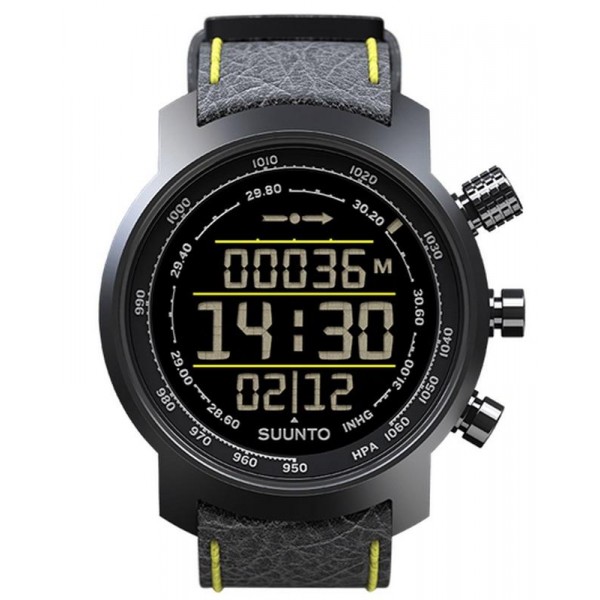 Comprare Orologio Uomo Suunto Elementum Terra Black / Yellow Leather SS019997000