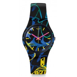 Swatch Unisexuhr Gent Nightclub GB318