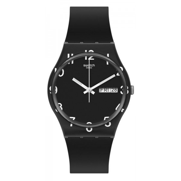 Swatch Unisex Watch Gent Over Black GB757 Buy Swatch Unisex Watch Gent Over Black GB757