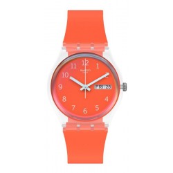 Swatch Unisexuhr Gent Red Away GE722