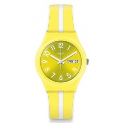 Swatch Unisexuhr Gent Lemoncello GJ702