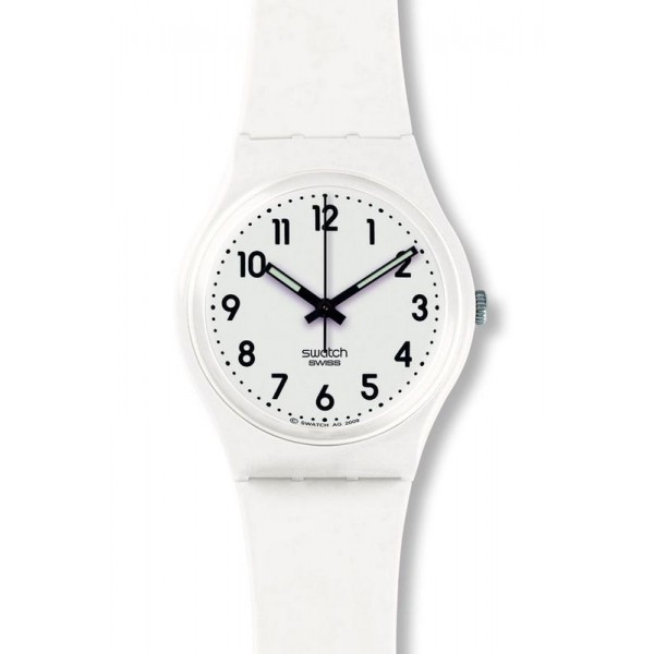 Acheter Montre Swatch Unisex Gent Just White Soft GW151O