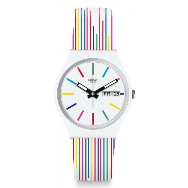 Swatch Womens Watch Gent White Samba GW712 Buy Swatch Womens Watch Gent White Samba GW712
