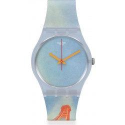 Swatch Uhr Centre Pompidou Eiffel Tower, by Robert Delaunay GZ357 kaufen