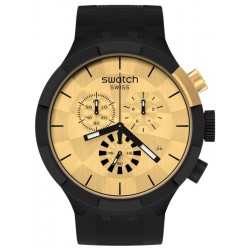 Swatch Uhr Big Bold Chrono Checkpoint Golden SB02Z400