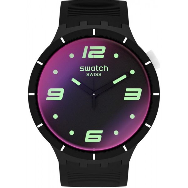 Swatch Watch Big Bold Futuristic Black SO27B119 Buy Swatch Watch Big Bold Futuristic Black SO27B119