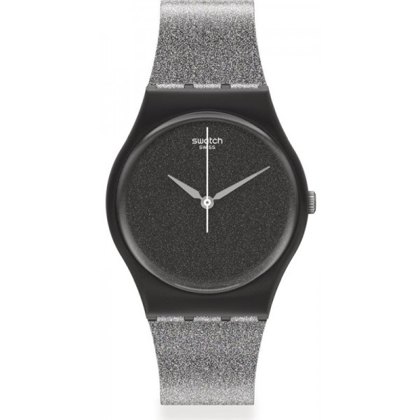 Buy Swatch Womens Watch Gent Magi Blacksparkle SO28B105