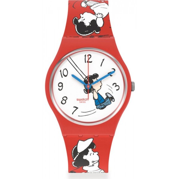 Montre Swatch Peanuts Klunk! Lucy Van Pelt SO28Z106 Acheter Montre Swatch Peanuts Klunk! Lucy Van Pelt SO28Z106