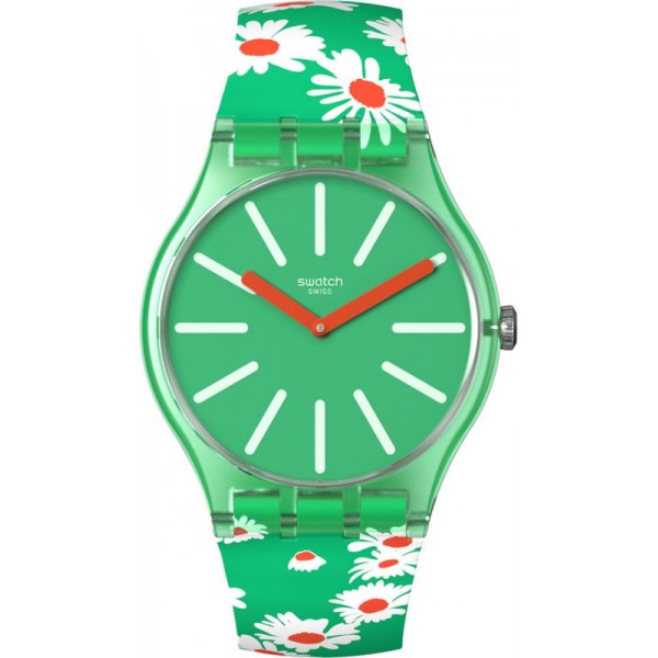 Montre Swatch Femme New Gent Meadow Flowers SO29G104 Acheter Montre Swatch Femme New Gent Meadow Flowers SO29G104