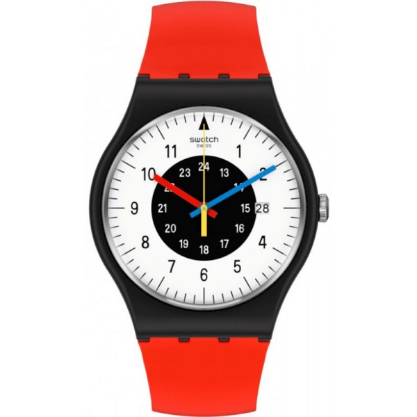 Swatch Unisexuhr New Gent Rouge & Noir SO32B401-STD kaufen