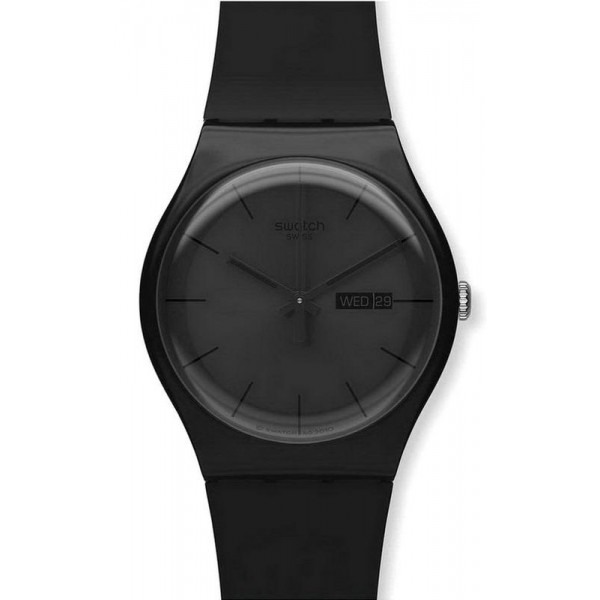 Swatch Unisex Watch New Gent Black Rebel SUOB702 Buy Swatch Unisex Watch New Gent Black Rebel SUOB702
