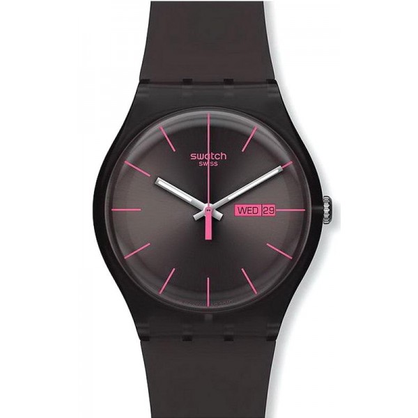 Swatch Unisex Watch New Gent Brown Rebel SUOC700 Buy Swatch Unisex Watch New Gent Brown Rebel SUOC700