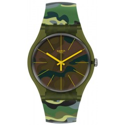 Swatch Unisexuhr New Gent Camouforest SUOG114