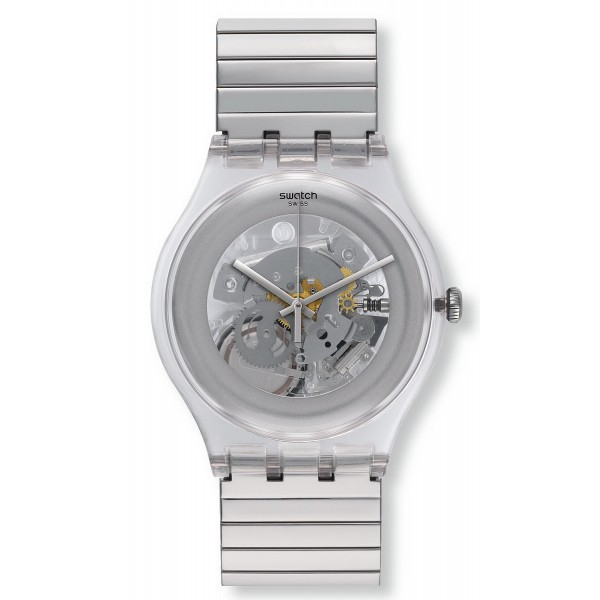 Montre Swatch Unisex New Gent Cleared Up S SUOK105FB Acheter Montre Swatch Unisex New Gent Cleared Up S SUOK105FB
