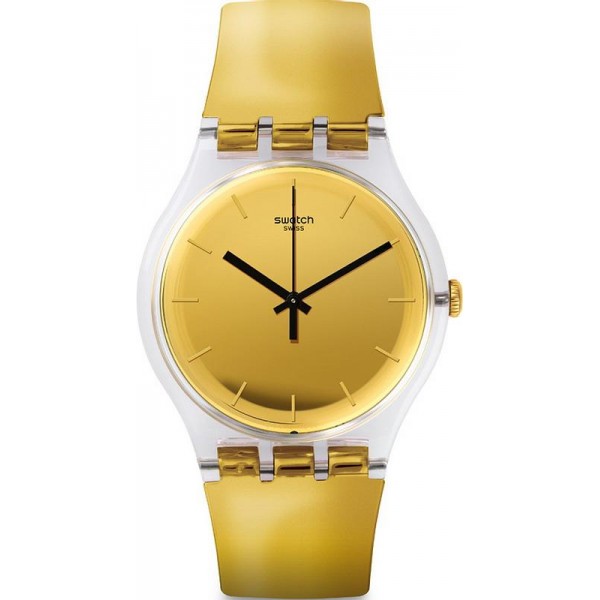Comprare Orologio Swatch Unisex New Gent Goldenall SUOK120