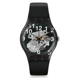 Swatch Unisexuhr New Gent Black Board SUOK135